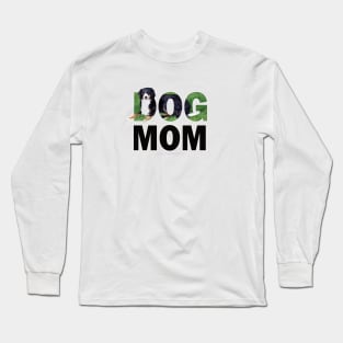 DOG MOM  - Bernese oil painting word art Long Sleeve T-Shirt